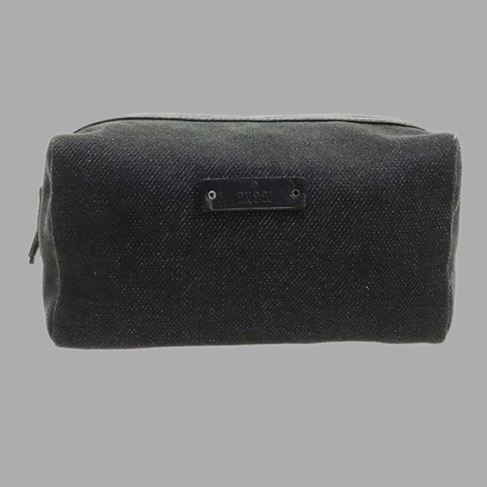 Gucci Black Denim Cosmetic (Authentic) *EUC*